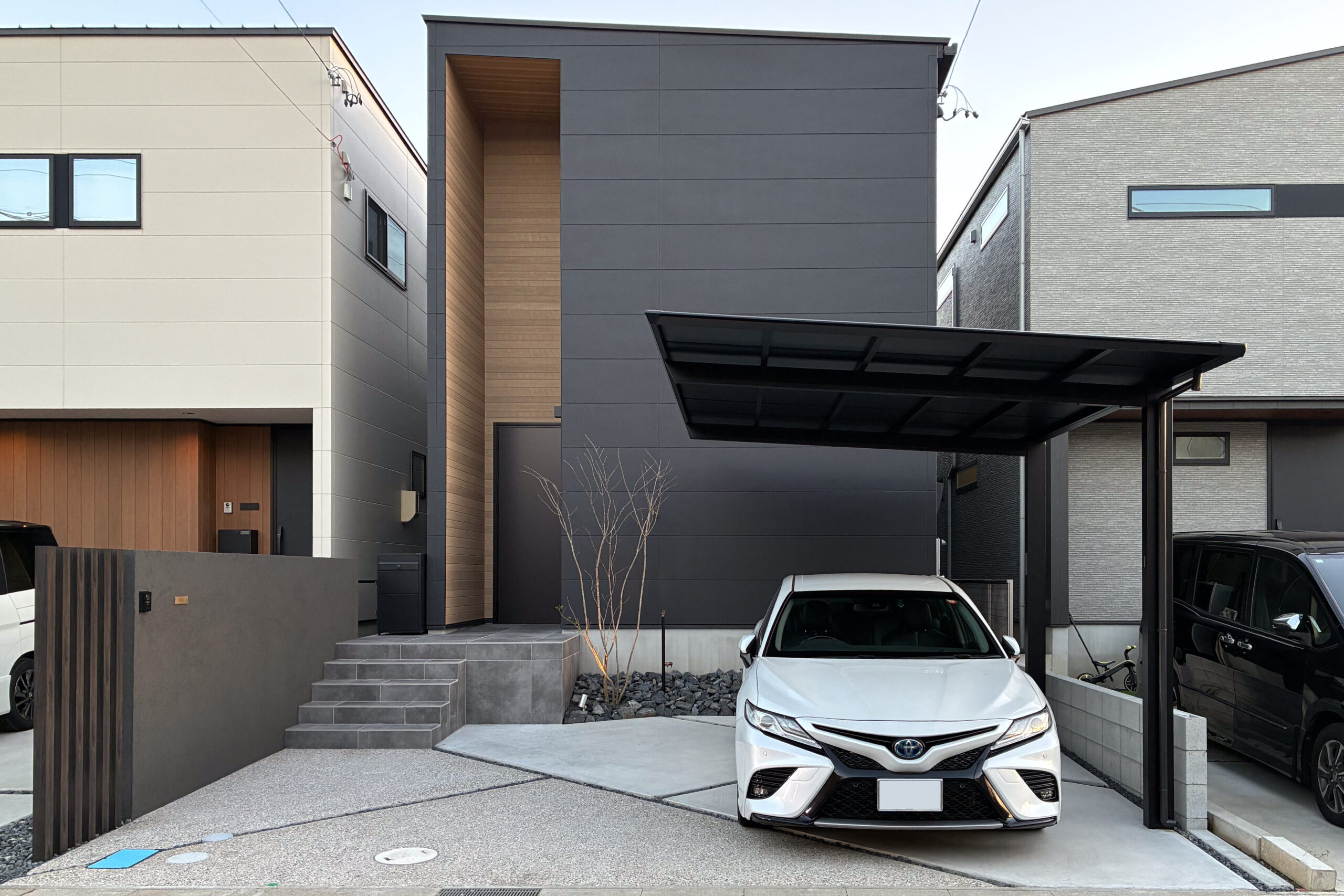 ミニマルな外構空間