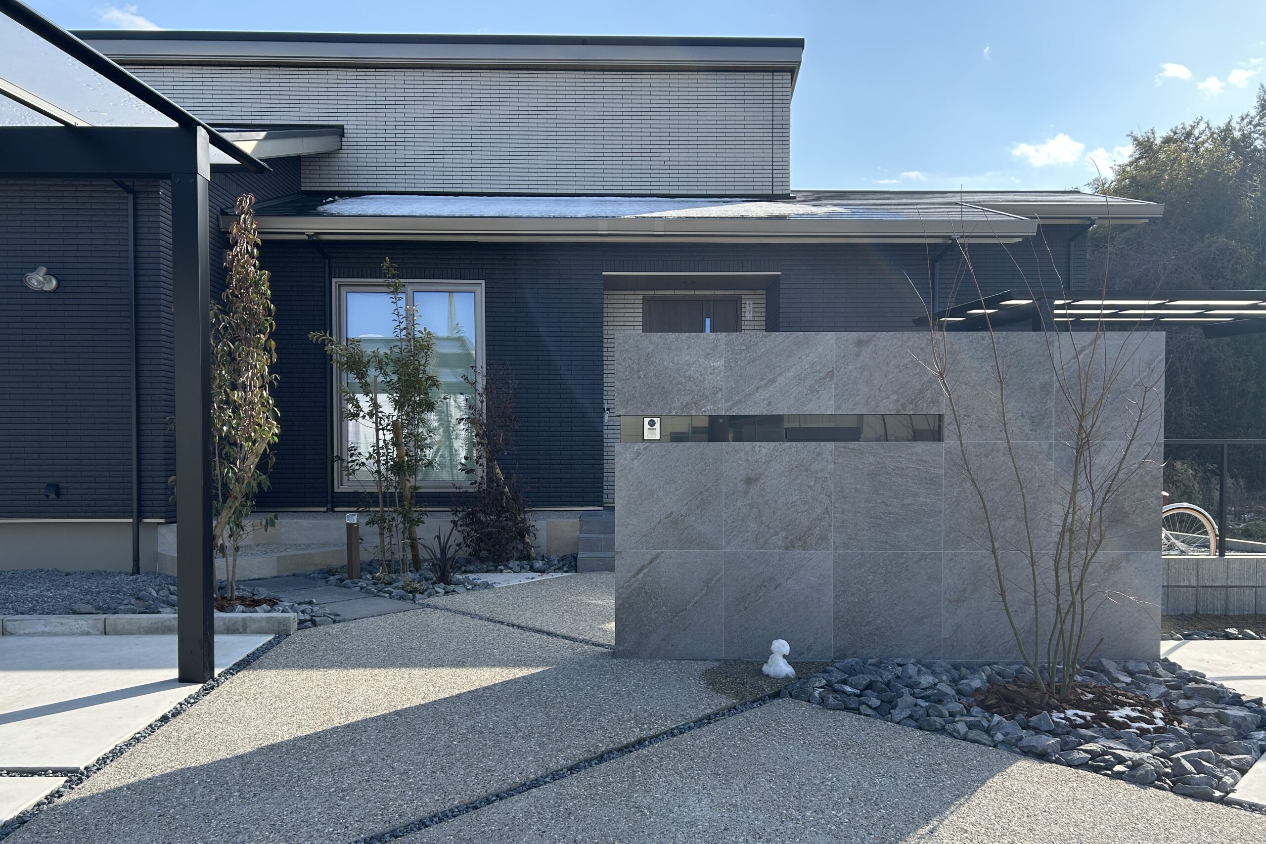 高級感のある和モダン外構