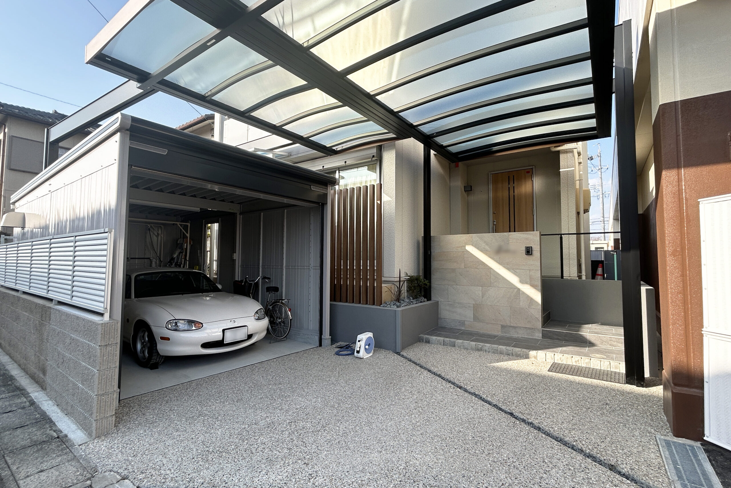 Uスタイルアゼストのある家