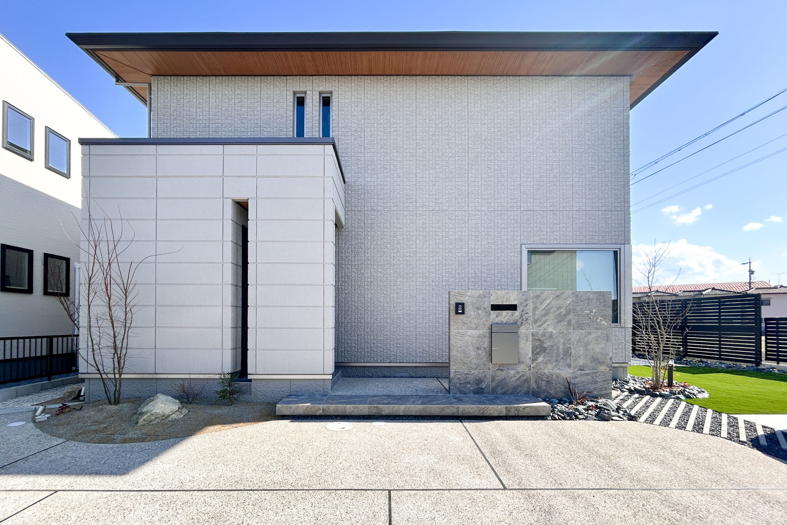 積水ハウスの和モダン外構